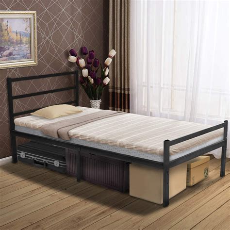 steel bed with box|metal bed frames.